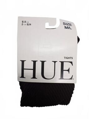HUE Chevron Texture Tights Espresso M/L